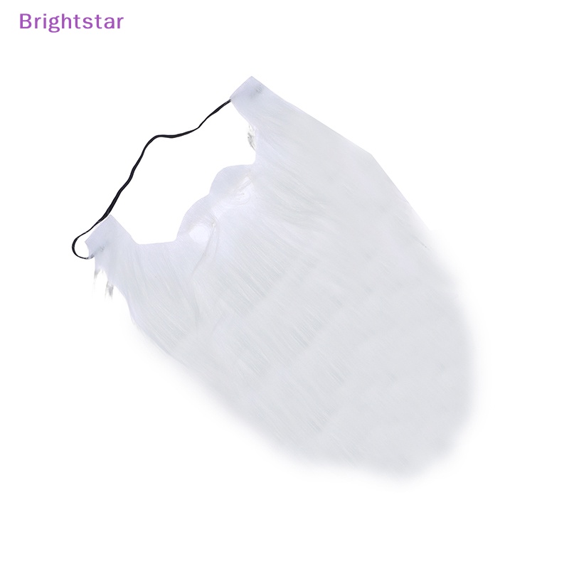 brightstar-ซานตาคลอส-เคราสีขาว-คิ้วปลอม-เคราจําลอง-คอสเพลย์-สวมบทบาท-ชุดแฟนซี-ตกแต่งปาร์ตี้-เคราปลอม-ใหม่