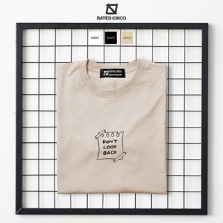 Dont Look Back | Graphic Tees | Minimalist | Aesthetic Shirt | Unisex | Rated Cinco_01