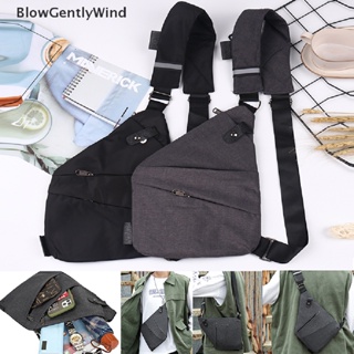 Blowgentlywind กระเป๋าคาดอก สะพายไหล่ กันน้ํา กันขโมย สําหรับผู้ชาย BGW