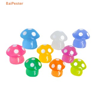 [BaiPester] เครื่องประดับเรซิ่น รูปอมยิ้ม เห็ดเรืองแสง สําหรับตกแต่งโทรศัพท์มือถือ 2 ชิ้น