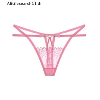 Alittlesearch11 กางเกงชั้นในจีสตริง แต่งลูกไม้ เซ็กซี่ สําหรับผู้หญิง