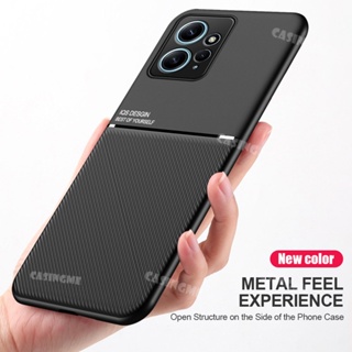 เคสโทรศัพท์มือถือหนัง ซิลิโคน กันกระแทก พร้อมที่ตั้งวางแม่เหล็กติดรถยนต์ สําหรับ Redmi Note 12 4G 5G 2023 Note 12 Note12 5G 12 Pro Pro + 4G 5G Note12 4G