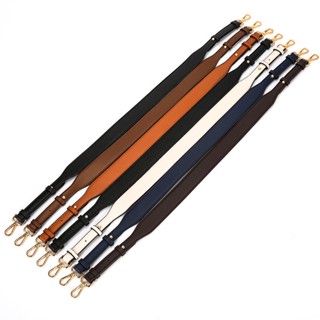 สายสะพายกระเป๋าหนังแท้ หนัง PU ปรับได้ ปรับระดับได้ Leather Shoulder Sling Strap Replacement