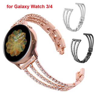 สายนาฬิกาข้อมือ ประดับเพชร สําหรับ Samsung Galaxy Watch 5 4 Classic 42 มม. 46 มม. Watch3 41 มม. 45 มม. Active 2