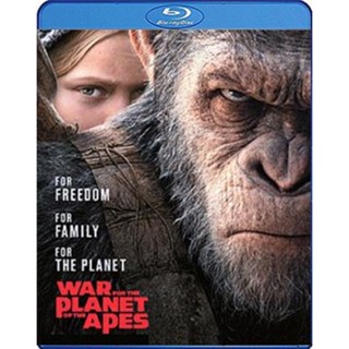 แผ่น Bluray หนังใหม่ War for the Planet of the Apes (2017) พิภพวานร 3 มหาสงครามพิภพวานร (เสียง Eng 7.1/ไทย | ซับ Eng/ ไท