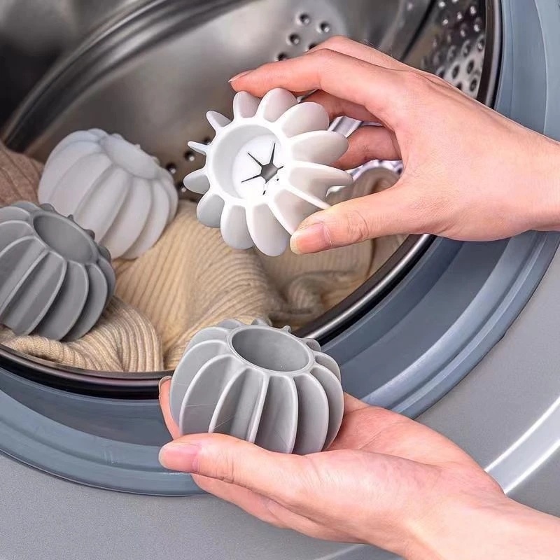 ลูกบอลซิลิโคน-ใช้ซ้ําได้-สําหรับซักผ้า-เครื่องซักผ้า