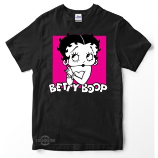 เสื้อยืดพรีเมี่ยมเสื้อยืด พิมพ์ลายการ์ตูนอนิเมะ BETTY BOOP 2 PINK พรีเมี่ยม