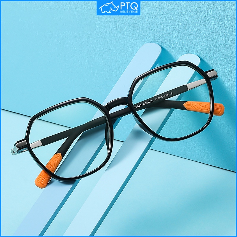 แว่นตาสายตาสั้น-ป้องกันแสงสีฟ้า-tr90-สําหรับเด็ก-ptq