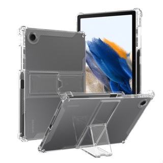 เคสแท็บเล็ต TPU กันกระแทก พร้อมขาตั้ง และช่องใส่ดินสอ สําหรับ Samsung Galaxy Tab A8 10.5 2021 SM-X200 SM X205 4 ชิ้น