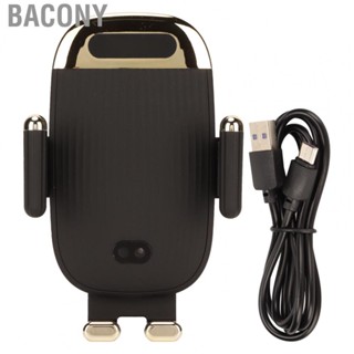 Bacony Car   Fast Charging ABS Car Phone  Mount Intelligent Identification  for Car Air Vent
