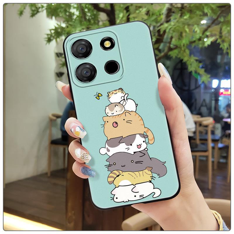 itel-a60s-a60-เคสซิลิโคน-tpu-นิ่ม-เพ้นท์ลายการ์ตูน