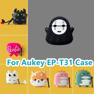 【พร้อมส่ง】เคสหูฟัง แบบนิ่ม ลายการ์ตูนเกม Aukey EP-T31 สําหรับ Aukey EP-T31