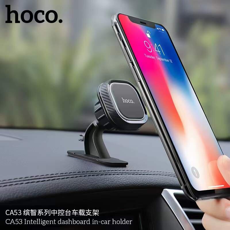 hoco-ca53-แท้-ที่วางมือถือในรถยนต์-r-ที่ยึดโทรศัพท์แบบแม่เหล็ก-ปรับได้-intelligent-dashboard-car-holder-ส่งจากไทย