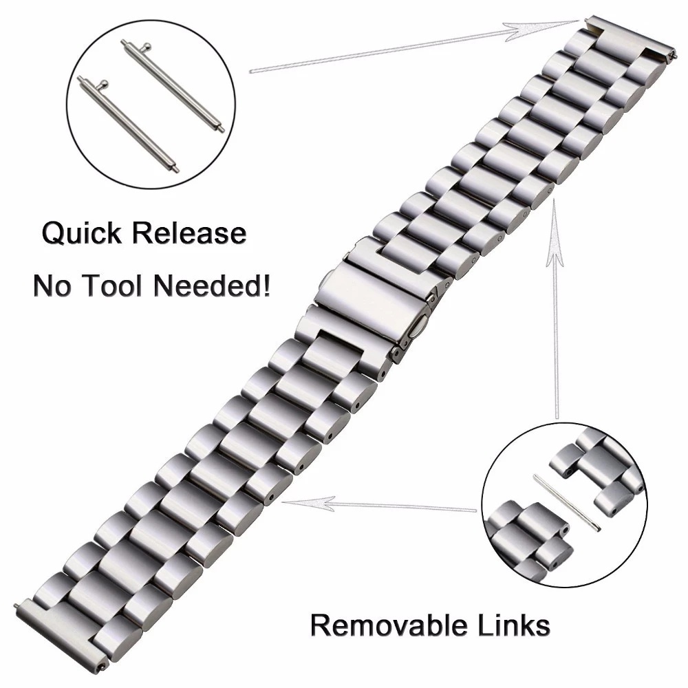 สายนาฬิกาข้อมือสเตนเลส-สําหรับ-axon-memo-smart-watch