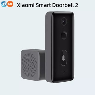 Xiaomi Mijia MI ออดประตูวิดีโออัจฉริยะ 2 Mijia วิดีโอออดชุดตรวจสอบ HD วิสัยทัศน์กลางคืนระยะไกลอินเตอร์คอม Cats Eye รุ่น 2 ของขวัญ