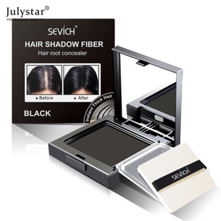 JULYSTAR Natural Contouring Hair Line Powder/ Professional Retouch Sweat Proof Hair Shadow Fiber/ Long Lasting Sweat Proof Hair Root Concealer