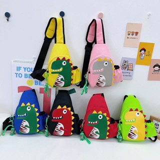 Dinosaur Chest Bag Childrens Crossbody Bag Mens Fashion Backpack One Shoulder Bag Korean Version Fashion Zero Wallet