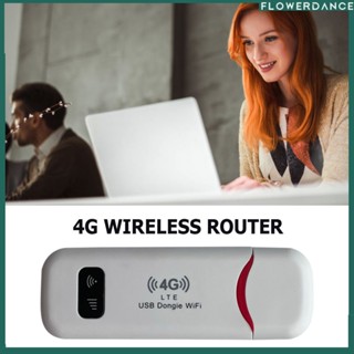 อะแดปเตอร์เครือข่ายโมเด็ม Usb 4g Lte พร้อมซิมการ์ด Wifi Hotspot เราเตอร์ไร้สายมินิ Wifi 4g การ์ดเครือข่ายสากลปลดล็อค 150mbps Dongle ดอกไม้