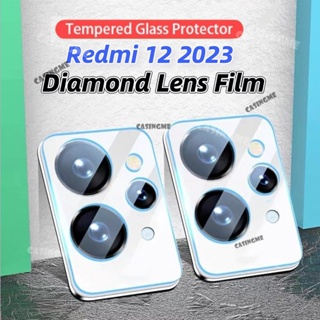 กระจกนิรภัยกันรอยเลนส์กล้อง 3D แบบใส สําหรับ Redmi 12 2023 Redmi 12 4G Redmi12 12Redmi 2023