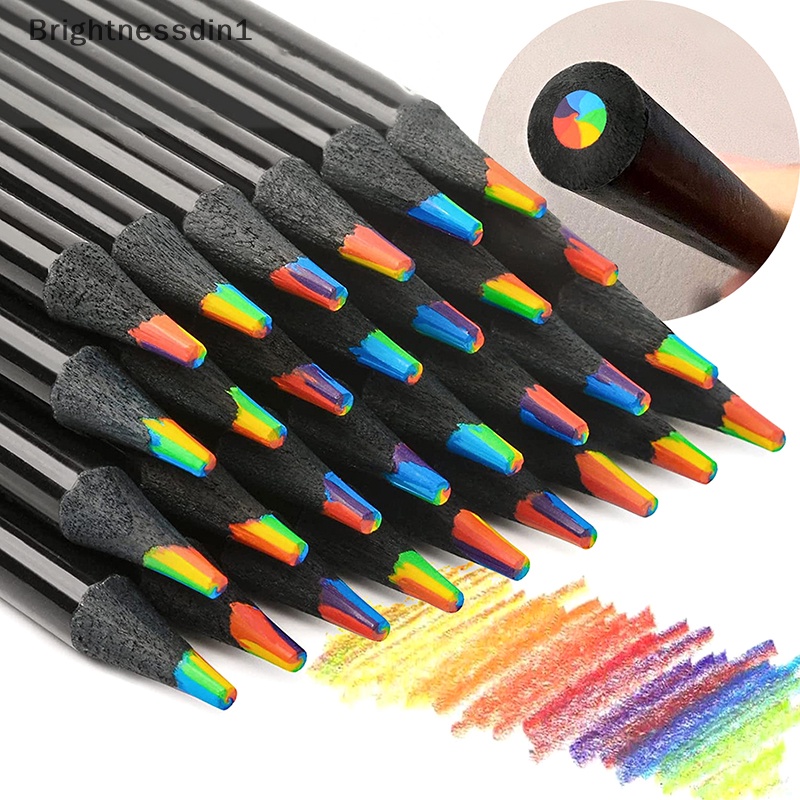 brightnessdin1-ดินสอสี-ไล่โทนสี-7-สี-สุ่มสี-สําหรับวาดภาพศิลปะ-ร่างภาพ-1-ชิ้น