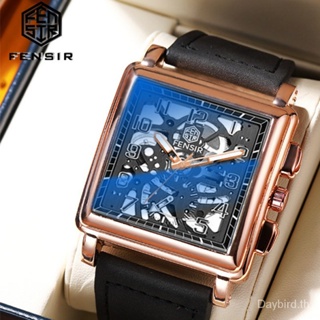 Fensir Brand Watch 2028 นาฬิกาข้อมือควอทซ์แฟชั่น กันน้ํา หน้าปัดบอกปฏิทิน สําหรับผู้ชาย
