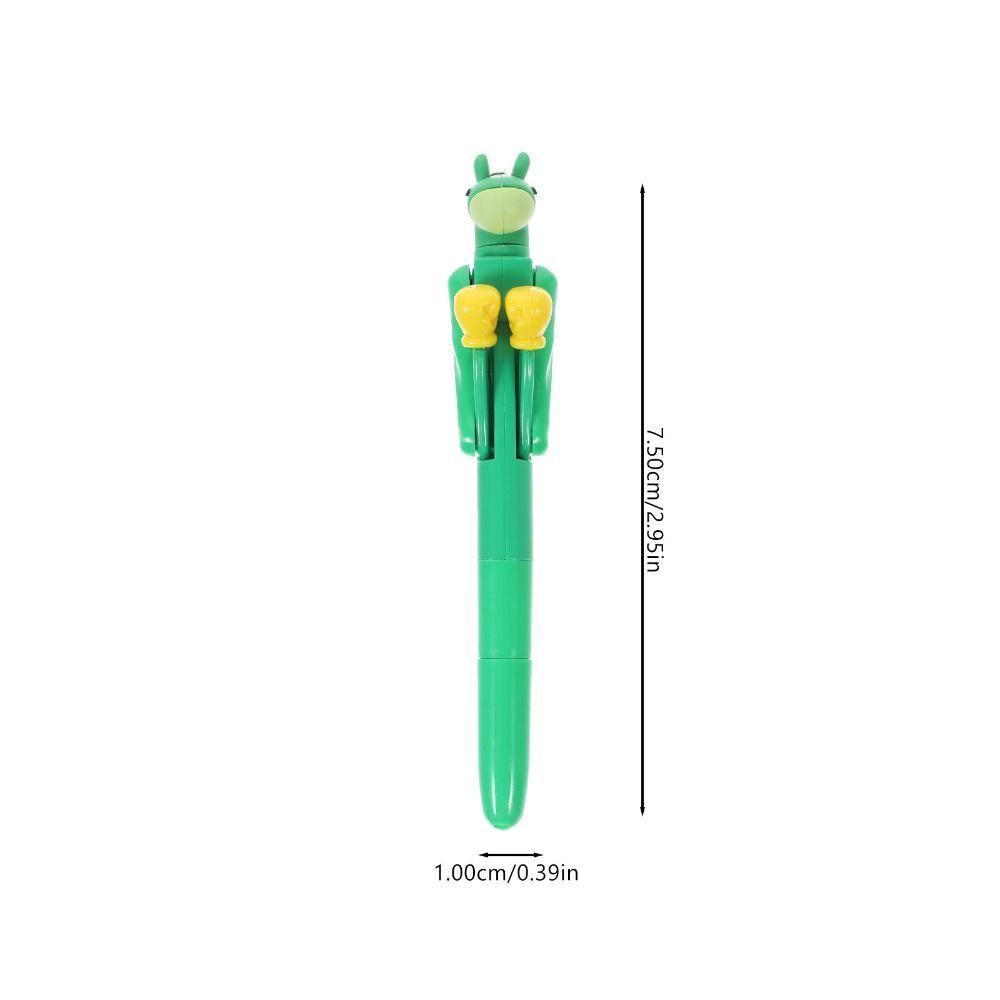 daphs-ปากกาชกมวย-รูปม้า-พลาสติก-ปากกาลูกลื่น-เครื่องเขียนน่ารัก-สีเขียว-ของเล่นตลก-ปากกาเด็ก