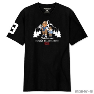 hot [S-5XL] เสื้อยืด Beverly Hills Polo Club เสื้อยืดคอกลมแขนสั้น Buddy Bear รุ่น BNSB461size: S-5XL