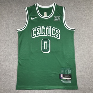 ขายดี ครบรอบ NBA 2022 75 ปี Boston Celtics #0 เสื้อกีฬาบาสเก็ตบอล Jayson Tatum สีเขียว 414491