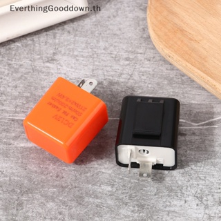 Ever รีเลย์ไฟกระพริบ LED 12V 2 Pin ความถี่ปรับได้ อุปกรณ์เสริม สําหรับรถจักรยานยนต์ TH