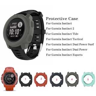 เคสนาฬิกาข้อมือซิลิโคน สําหรับ Garmin Instinct 2 Tide Tactical Dual Power Esports