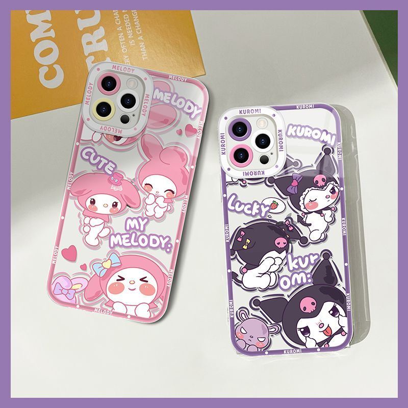 เคสโทรศัพท์มือถือ-พลาสติก-tpu-นิ่ม-กันกระแทก-ลายการ์ตูน-kulomi-cinnamoroll-melody-น่ารัก-สําหรับ-oppo-a16-a16k-a17-a17k-a37-f7-f5-a98-a78-a58-f23-reno-2f-2z-4-8-pro-8t