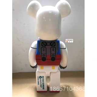 Bearbrick × Gundam ฟิกเกอร์อนิเมะ be @ rbrick 400% 28 ซม. ของเล่น GK คอลเลกชัน ของขวัญ 6FQD