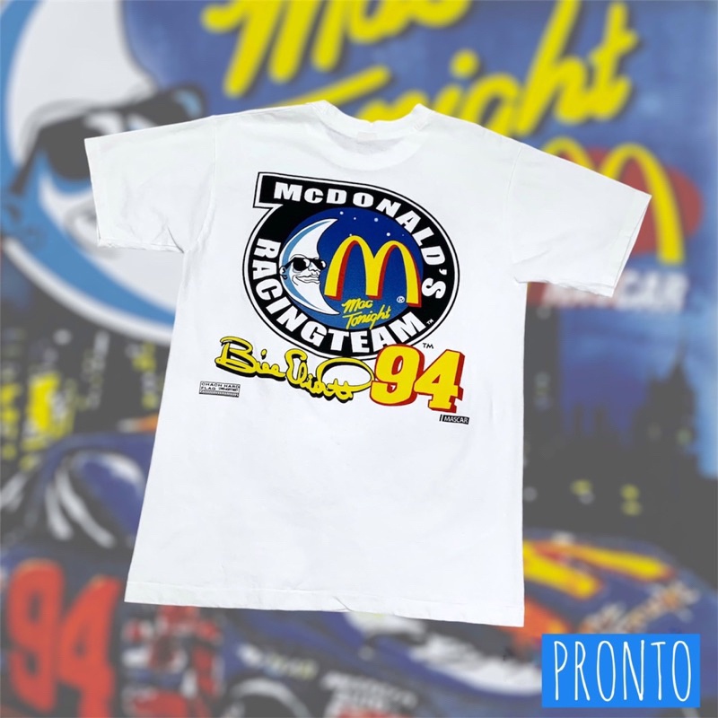 ดูดีนี่-mcdonalds-x-nascar-vintage-tshirt