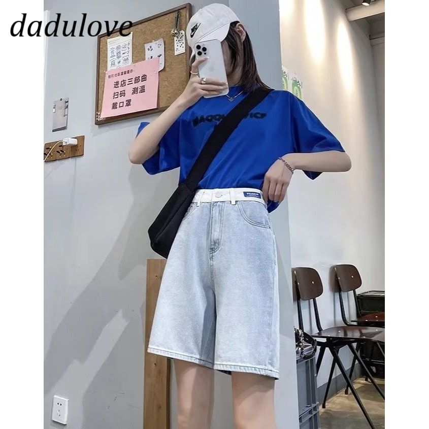 dadulove-new-korean-version-of-ins-retro-thin-denim-shorts-niche-high-waist-loose-wide-leg-pants-trousers