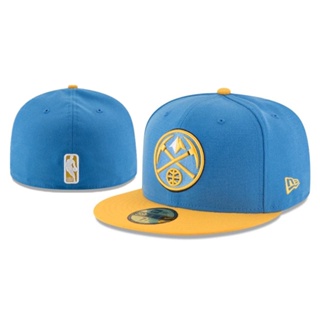 หมวกแก๊ป ปักลาย NBA Denver Nuggets 59FIFTY คุณภาพสูง สําหรับผู้ชาย และผู้หญิง