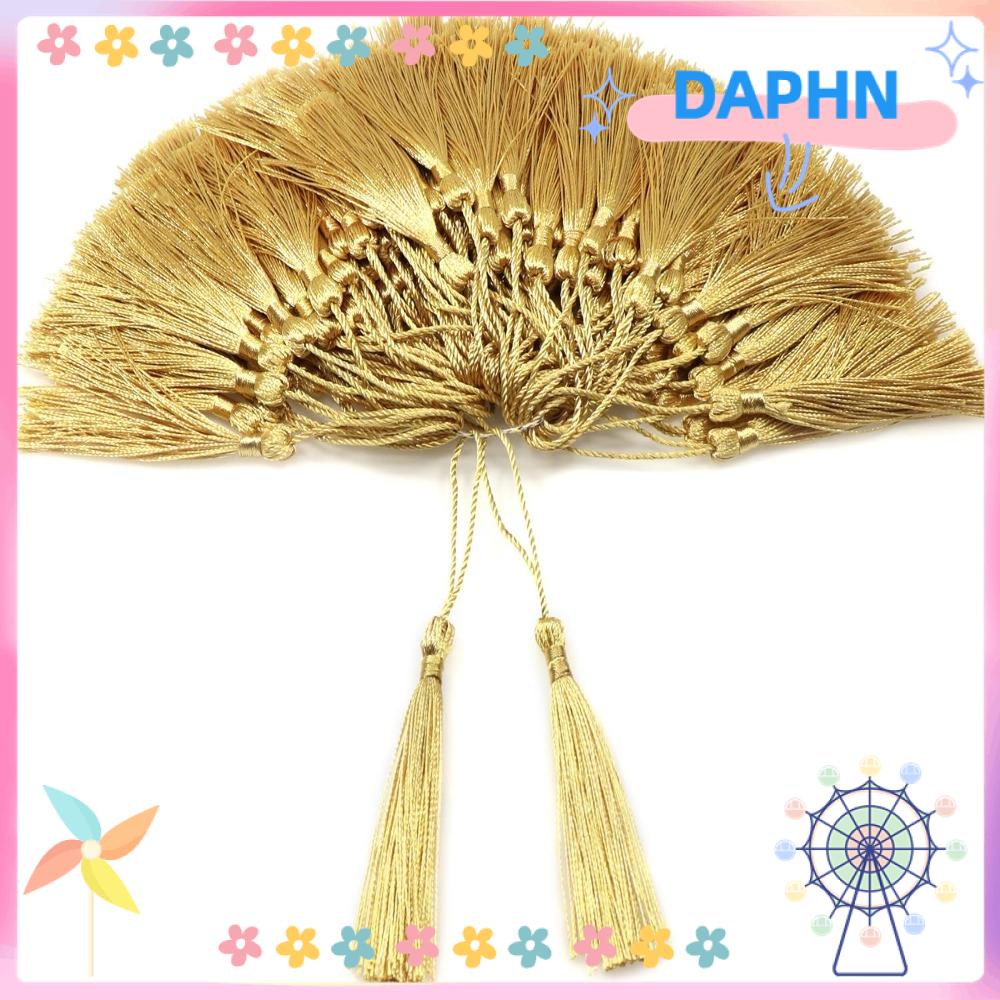 daphs-พู่-ผ้าโพลีเอสเตอร์-แบบนิ่ม-แฮนด์เมด-ขนาดเล็ก-5-นิ้ว-สีทอง-สไตล์จีน-100-ชิ้น