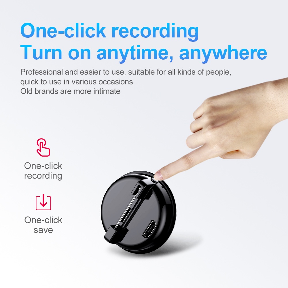 เครื่องบันทึกเสียงขนาดเล็ก Espia Professional ลดเสียงรบกวน HIFI MP3 ...