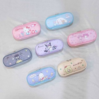 กระเป๋าดินสอนักเรียน Sanrio Character หนัง PU มีซับด้านใน ด้านในมีช่องแยกของ ขนาด 22×11×6 cm