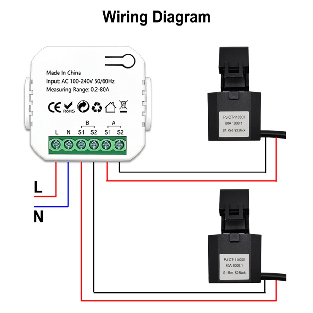 smart-2-way-wifi-energy-meter-bidirection-1-2-channel-with-clamp-app-monitor-พลังงานแสงอาทิตย์ที่ผลิตและใช้พลังงาน-ac110v-240v-ผู้เชี่ยวชาญ