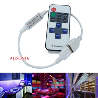 Alisond1 อะแดปเตอร์สวิตช์หลอดไฟ LED 11 คีย์ อินเตอร์เฟซ USB สําหรับหรี่ไฟ LED 5050 2835