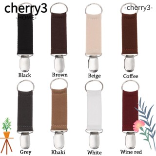 Cherry3 คลิปหนีบหมวก แบบยืดหยุ่น สีดํา สีเทา