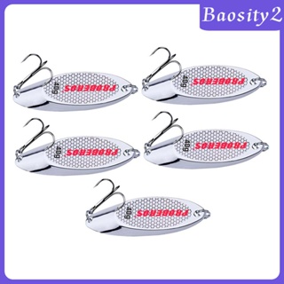 [Baosity2] เหยื่อตกปลา แบบแข็ง 28 กรัม สําหรับตกปลาน้ําจืด 5 ชิ้น