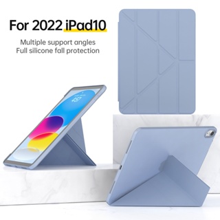 เคสหนัง PU นิ่ม ฝาพับแม่เหล็ก สําหรับ iPad Pro 2021 M1 Pro 11 2022 6th iPad 10th 10.9 นิ้ว 2022 Air 5 4 10.2 9th Gen 8th 7th 5th 6th 9.7 Mini 4 5 6