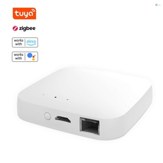 [พร้อมส่ง]Tuya Zigbee เกตเวย์อัจฉริยะ แบบมีสาย ควบคุมผ่านแอพ สําหรับสมาร์ทโฟน Alexa Google Assistant Smart Life Ap