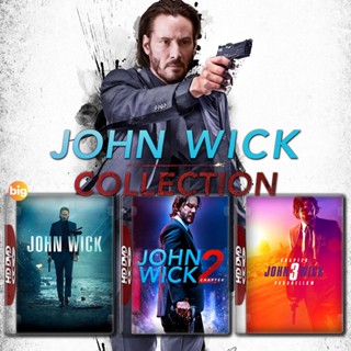 แผ่น Bluray หนังใหม่ John Wick จอห์นวิค แรงกว่านรก ภาค 1-3 Bluray หนังใหม่ มาสเตอร์ เสียงไทย (เสียง ไทย/อังกฤษ ซับ ไทย/อ