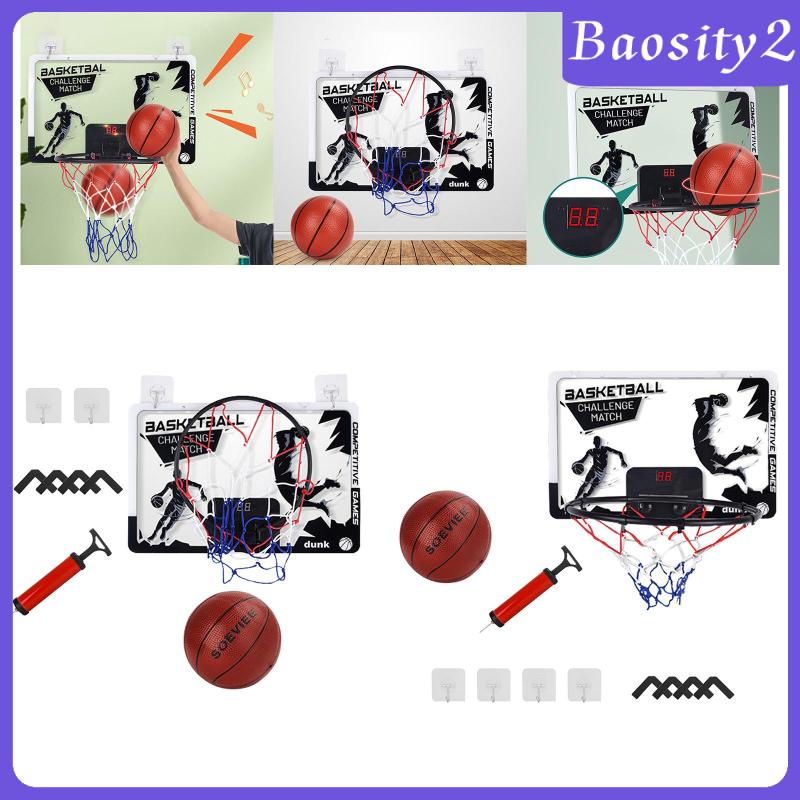 baosity2-ห่วงบาสเก็ตบอลเหนือประตู-พร้อมอุปกรณ์ครบชุด-สําหรับเด็ก-และผู้ใหญ่