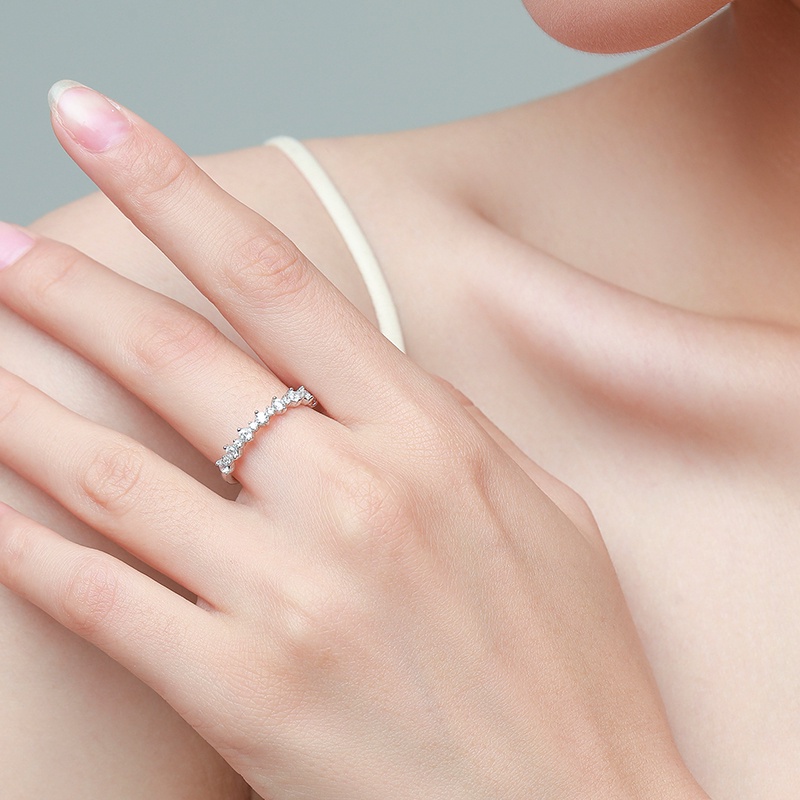 ailmay-แหวนเงินสเตอร์ลิง-925-วางซ้อนกันได้-เรียบง่าย-คลาสสิก-เครื่องประดับ-สําหรับผู้หญิง-งานแต่งงาน-หมั้น-ของขวัญ