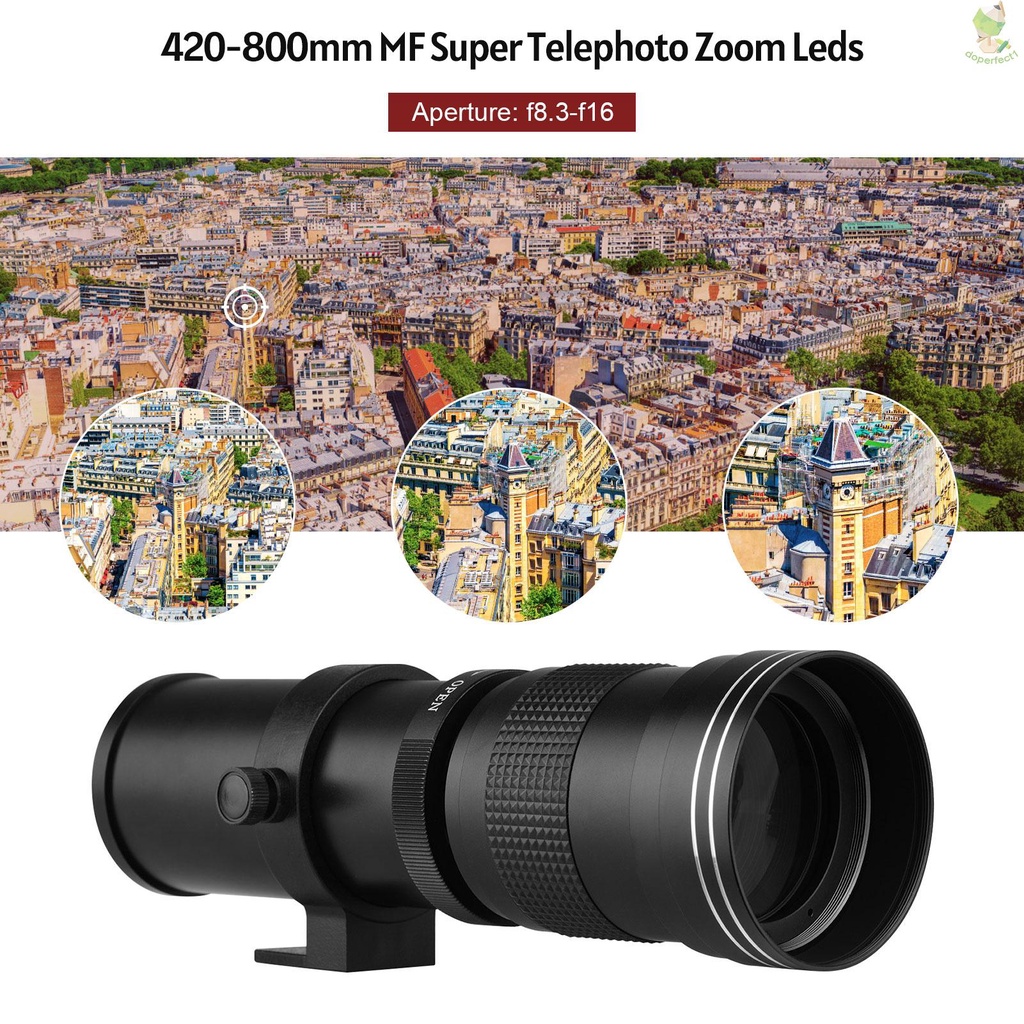 เลนส์ซูมกล้อง-mf-super-telephoto-f-8-3-16-420-800-มม-t2-พร้อมแหวนอะแดปเตอร์เมาท์-m-เกลียว-1-4-มา-8-9