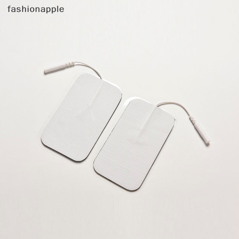 fashionapple-แผ่นอิเล็กโทรด-ใช้ซ้ําได้-ขนาดใหญ่-สําหรับเครื่องจักร-tens-ems-2-ชิ้น