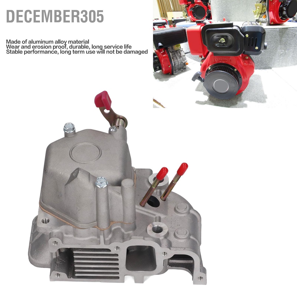 december305-ชุดประกอบฝาสูบอลูมิเนียมสูบเดียว-air-cooled-engine-head-replacement-สำหรับ-186f